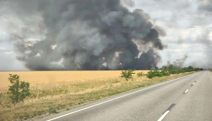 Пожар в «Аскании-Нова» уничтожил примерно треть заповедной степи